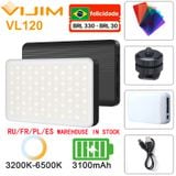  Ulanzi VIJIM VL120 Led Video Light 3200-6500K With Diffuser RGB Effect Camera Light Vlog Fill Light Photography Studio Lamp 
