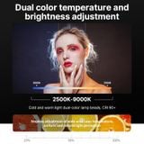  Ulanzi U-Rig Video LED Light Wireless Remote Smartphone Video Light 2 in 1 Ring Light Handheld Light with Bracket for DSLR 