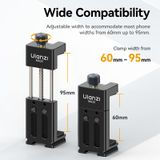  Ulanzi MA33 Arca Swiss Phone Mount Smartphone Holder Clamp Clip for Photograph Vlogging Livestreaming with Cold Shoe Mount 