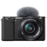  Máy ảnh Sony ZV-E10 (CMOS APS-C Exmor 24.2MP, BIONZ X, 4K/30p & 1080/120p, Face-Priority AE, Wi-Fi / Bluetooth) 