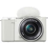  Máy ảnh Sony ZV-E10 (CMOS APS-C Exmor 24.2MP, BIONZ X, 4K/30p & 1080/120p, Face-Priority AE, Wi-Fi / Bluetooth) 