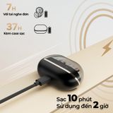  Tai Nghe Bluetooth TWS SoundPEATS H3 (Bluetooth v5.4, 7H, Hi-Res Audio, 6-Mics Built-in, ANC, Qualcomm cVc Algorithm, LDAC codec, aptX Adpative Lossless, Support PeatsAudio app, IPX5) 