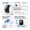  Camera AI Wi-Fi An Ninh Gia Đình Quay Quét TAPO C222 2K (4MP, 360º horizontal and 110º vertical range, Work with Google Assistant/Amazon Alexa) 