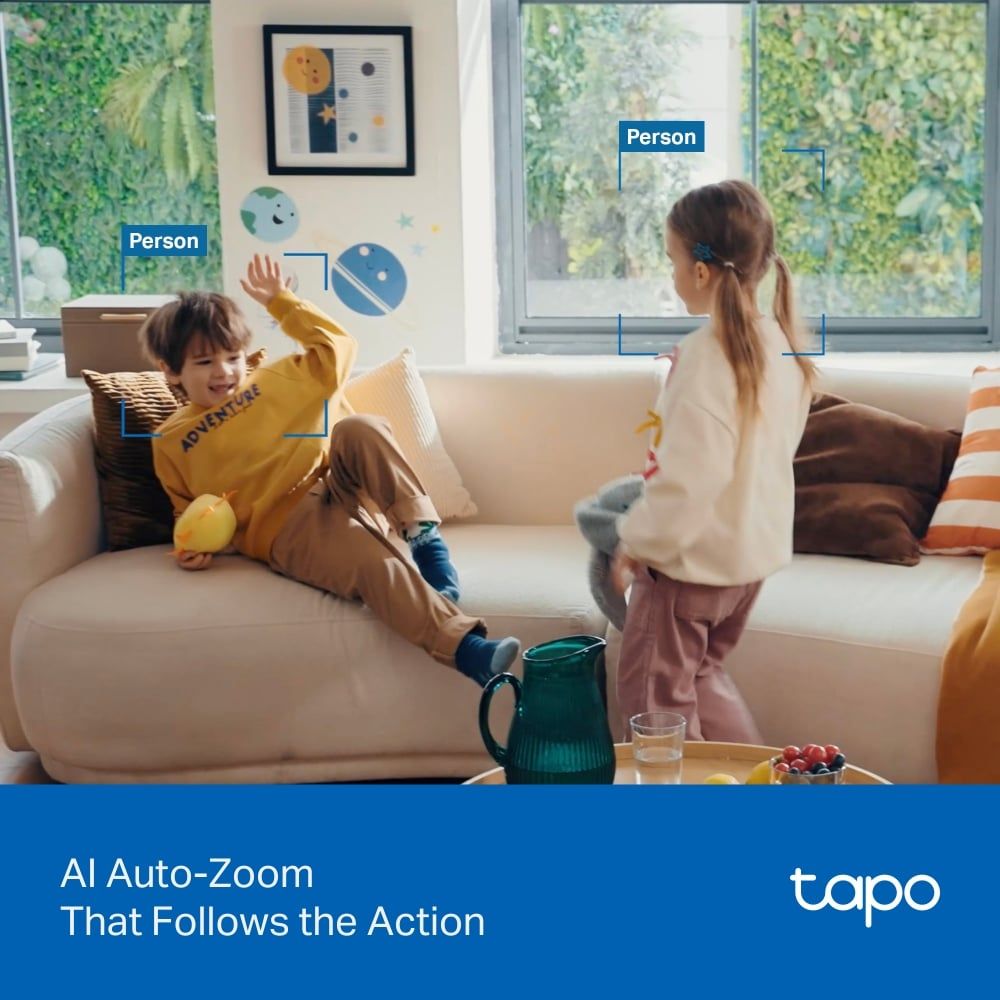  Camera An Ninh Xoay/Nghiêng Hai Ống Kính TAPO C250 4K (8MP, 360º horizontal and 116º vertical range, Custimizable Block Zones, Works with Google Assistant/Amazon Alexa/Samsung SmartThings) 