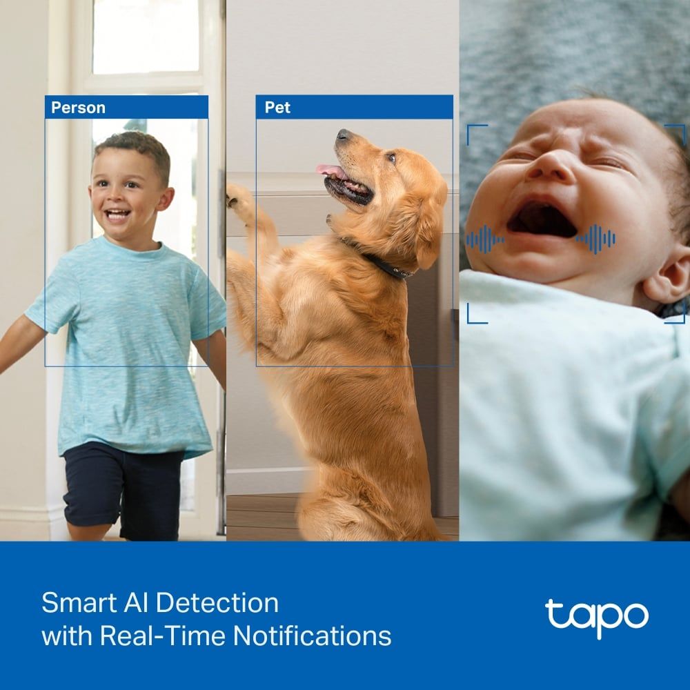  Camera An Ninh Xoay/Nghiêng Hai Ống Kính TAPO C250 4K (8MP, 360º horizontal and 116º vertical range, Custimizable Block Zones, Works with Google Assistant/Amazon Alexa/Samsung SmartThings) 