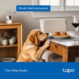  Camera An Ninh Xoay/Nghiêng Hai Ống Kính TAPO C250 4K (8MP, 360º horizontal and 116º vertical range, Custimizable Block Zones, Works with Google Assistant/Amazon Alexa/Samsung SmartThings) 