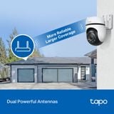 Camera Wi-Fi An Ninh Quay Quét Ngoài Trời TAPO C520WS 2K (4MP, Comprehensive AI Detection, 360° All-Round Protection, IP66, Works with Google Home/Amazon Alexa) 