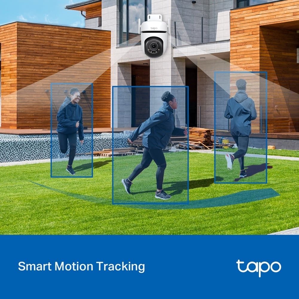  Camera Wi-Fi An Ninh Quay Quét Ngoài Trời TAPO C520WS 2K (4MP, Comprehensive AI Detection, 360° All-Round Protection, IP66, Works with Google Home/Amazon Alexa) 