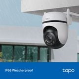  Camera Wi-Fi An Ninh Quay Quét Ngoài Trời TAPO C520WS 2K (4MP, Comprehensive AI Detection, 360° All-Round Protection, IP66, Works with Google Home/Amazon Alexa) 