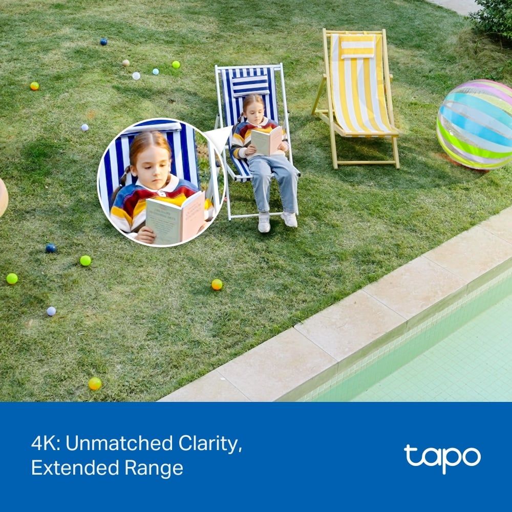  Camera Wi-Fi An Ninh Quay Quét Ngoài Trời TAPO C560WS 4K (8MP, Wi-Fi 6 Dual-Band, Free Person/Pet/Vehicle Detection, Work with Google Home + Amazon Alexa) 
