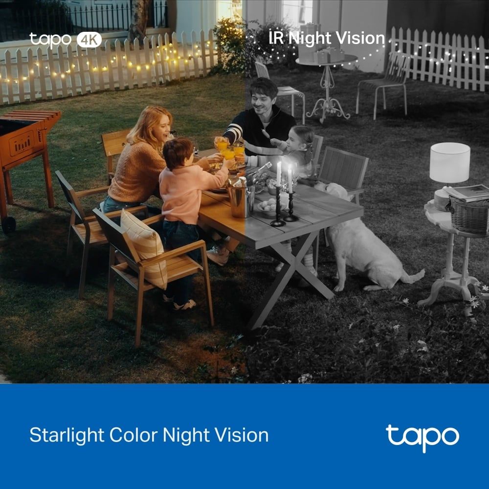  Camera Wi-Fi An Ninh Quay Quét Ngoài Trời TAPO C560WS 4K (8MP, Wi-Fi 6 Dual-Band, Free Person/Pet/Vehicle Detection, Work with Google Home + Amazon Alexa) 