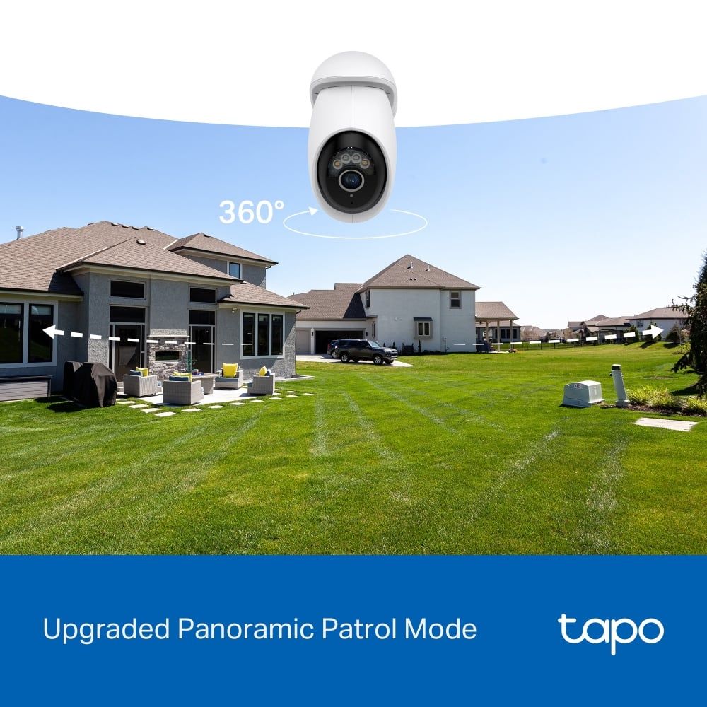  Camera Wi-Fi An Ninh Quay Quét Ngoài Trời TAPO C560WS 4K (8MP, Wi-Fi 6 Dual-Band, Free Person/Pet/Vehicle Detection, Work with Google Home + Amazon Alexa) 