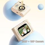  Tai Nghe Bluetooth TWS ROCK Crayon Shinchan Camera Style (with Color Touch Screen, Camera 13MP+1MP, MP3 Playback/Bluetooth, Take Photos, Fast Transfer Effortless Sharing) 