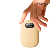  Máy Sưởi Cầm Tay Từ Tính Mini AECOOLY Glow 01 (15W Max Heating Power, 140°F, Digital Display, Digital Display, ±0.5°C Adjustment, Flashlight, 20000mAh, Heating Area 13.5in², IP65) 