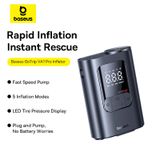  Máy Bơm Lốp Ô Tô Có Dây Baseus GoTrip VA1 Pro (5 Inflation Modes, No Battery, ±0.05 BAR Pressure Accuracy, 3-Way LED Lighting for Night Use) 