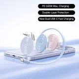  Cáp Sạc Nhanh C to C Baseus Ultra-Slim 240W (1.2m/2m, 480Mbps) 
