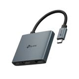  Hub Mở Rộng Đa Năng 3-in-1 TP-LINK UH3020C (Type-C to HDMI4K@60Hz + USB-A 3.0 5Gbps + 1*Type-C PD100W) 