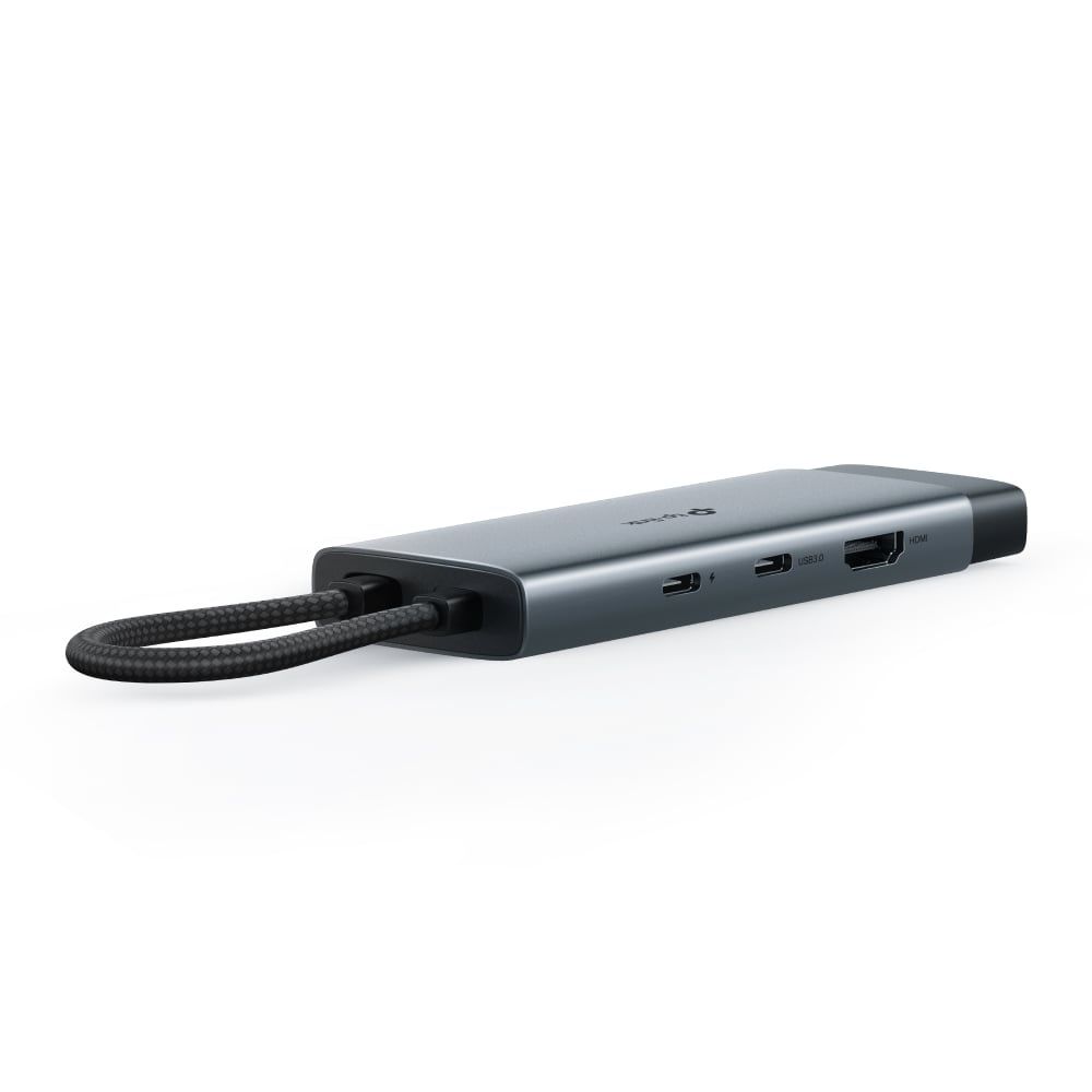  HUB Mở Rộng Đa Năng 6-in-1 TP-LINK UH6120C (Type-C to HDMI4K@60Hz + 2*USB-A 3.0 5Gbps + Type-C 3.0 5Gbps + 1*Type-C PD100W + 1*RJ-45 1Gbps) 
