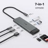  HUB Mở Rộng Đa Năng 7-in-1 TP-LINK UH7020C (Type-C to HDMI4K@60Hz + 2*USB-A 3.0 5Gbps + Type-C 3.0 5Gbps + 1*Type-C PD100W + SD/TF) 