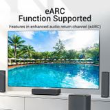  Cáp HDMI2.1 VENTION AAU 8K (8K@60Hz/4K@120Hz, VRR, QMS, ALLM, eARC, QFT, 48Gbps, Static HDR, Dynamic HDR, 32 audio channels, 1536KHz aggregate sample rate) 