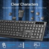  Combo Bàn Phím Kèm Chuột Có Dây VENTION KTC (USB Wired, Full-Sized Keyboard, Ergonomic Design, 1200DPI) 
