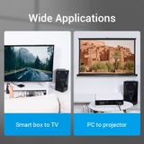  Cáp HDMI2.1 VENTION AAU 8K (8K@60Hz/4K@120Hz, VRR, QMS, ALLM, eARC, QFT, 48Gbps, Static HDR, Dynamic HDR, 32 audio channels, 1536KHz aggregate sample rate) 