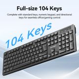  Combo Chuột Kèm Bàn Phím Không Dây VENTION KTD (Full-Sized Keyboard, 2.4GHz, 1200DPI, 3 Buttons Mouse, ≤10m, AAA Battery) 
