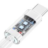  Cáp Sạc USAMS SJ658 Cloud Series USB-A to Type-C Braided Data with Light 