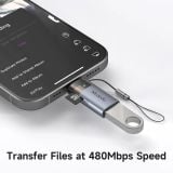  Đầu Chuyển OTG Đa Năng 2 in 1 USB to Lightning MCDODO OT-785 (with TF Card Slot, USB2.0 480Mbps) 