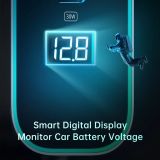  Tẩu Sạc Cho Ô Tô MCDODO CC-190 107W (Digital Display 1*Type-C + 4*USB-A, with 1.5m Cable) 