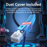  Cáp Mạng LAN Cat8 SFTP VENTION IKJ (40Gbps, 26AWG OFC, 2000MHz) 