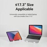  Giá Đỡ Laptop Tản Nhiệt Gấp Gọn VENTION KDN (9-Gear Adjustment, Silicone pad anti-slip, Up to 17.3" compatible) 