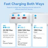  Pin Dự Phòng VENTION FHM 30000mAh 22.5W (1*Type-C + 2*USB-A port, Digital Display) 