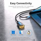  Cáp Chuyển USB to COM RS232 VENTION VAS-C02-B (480Mbps) 
