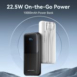  Pin Dự Phòng VENTION FHO 10000mAh 22.5W (With Type-C + Lightning Cable, Digital Display, 1*Type-C + 2*USB-A Port, Micro-USB Input Port) 