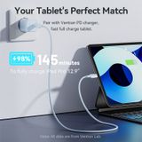  Cáp Sạc Nhanh C to Lightning VENTION LAL 27W (3A, 480Mbps) 