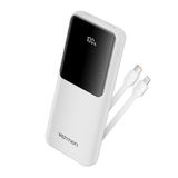  Pin Dự Phòng VENTION FHO 10000mAh 22.5W (With Type-C + Lightning Cable, Digital Display, 1*Type-C + 2*USB-A Port, Micro-USB Input Port) 