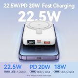  Pin Dự Phòng Không Dây VENTION FHT 10000mAh 22.5W (15W Wireless Charging, 1*Type-C + 1*USB-A port, LED Digital Display, Built-In Folding Stand) 
