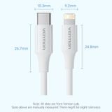  Cáp Sạc Nhanh C to Lightning VENTION LAJ 27W (3A, 480Mbps, Apple Carplay Support, 1m) 