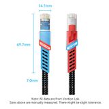  Cáp Mạng LAN Cat8 SFTP VENTION IKJ (40Gbps, 26AWG OFC, 2000MHz) 