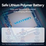  Pin Dự Phòng Kèm Cáp Type-C VENTION FHY 20000mAh 65W (1*Type-C + 1*USB-A port, Digital Display) 