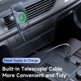  Đế Giữ Điện Thoại Tích Hợp Sạc Không Dây 15W MCDODO CH-300 (Air Outlet Version, with Built-In Retractable Cable) 