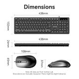  Combo Bàn Phím Kèm Chuột Có Dây VENTION KTC (USB Wired, Full-Sized Keyboard, Ergonomic Design, 1200DPI) 