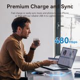  Cáp Sạc Nhanh USB to Lightning VENTION LAI 2.4A (1m, 480Mbps) 