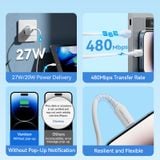  Cáp Sạc Nhanh C to Lightning VENTION LAJ 27W (3A, 480Mbps, Apple Carplay Support, 1m) 