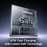  Củ Sạc Nhanh Đa Năng MCDODO CH-411 FreeGo 67W (Power Display, 1*Type-C + 1*USB-A port, with 65cm Type-C Built-in Retractable Cable) 