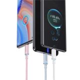  Cáp Sạc USAMS SJ658 Cloud Series USB-A to Type-C Braided Data with Light 