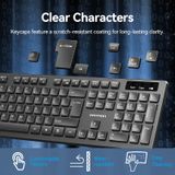  Combo Chuột Kèm Bàn Phím Không Dây VENTION KTD (Full-Sized Keyboard, 2.4GHz, 1200DPI, 3 Buttons Mouse, ≤10m, AAA Battery) 