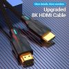  Cáp HDMI2.1 VENTION AAU 8K (8K@60Hz/4K@120Hz, VRR, QMS, ALLM, eARC, QFT, 48Gbps, Static HDR, Dynamic HDR, 32 audio channels, 1536KHz aggregate sample rate) 