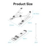  Giá Đỡ Laptop Tản Nhiệt Gấp Gọn VENTION KDN (9-Gear Adjustment, Silicone pad anti-slip, Up to 17.3" compatible) 